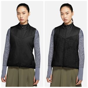 NWT|Nike Reversible Black Sherpa Golf Vest, SMALL